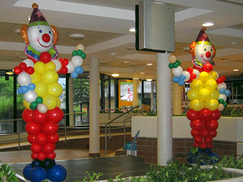 Ballonfiguren Clowns